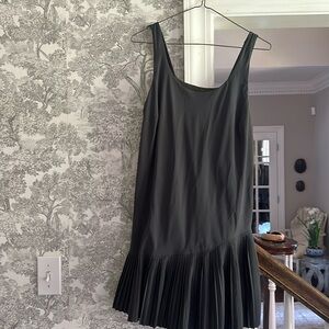 Spanx Yes Pleats Dress Tennis Golf Pine Stone Green Size Medium